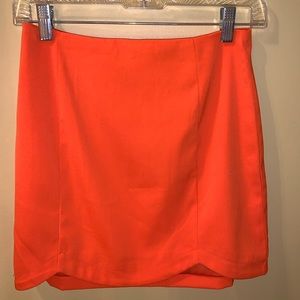 Wells Grace Bright Orange Skirt